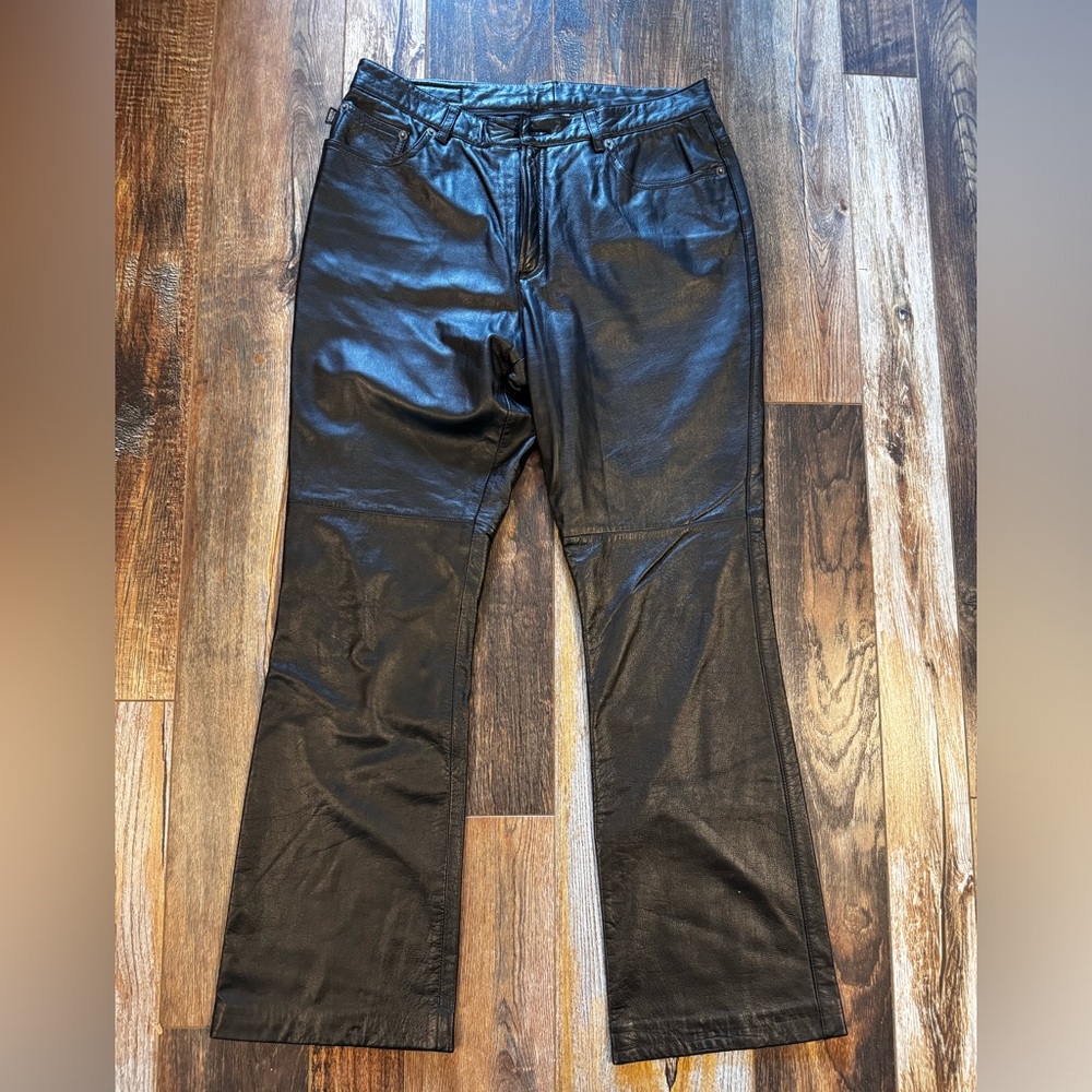 Genuine Leather Pants… LAUREN Jeans Company by RALPH LAUREN